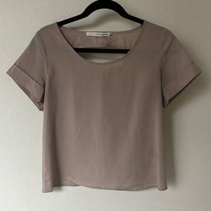 Champagne/gold Paper Crane top
